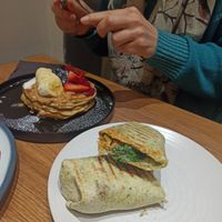 Burrito at Kin Cafe Vegetarian in London