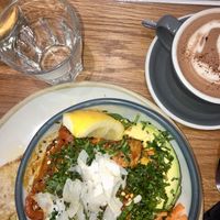 This vegan shakshuka was delicious  at Kin Cafe Vegetarian in London