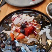 Pancakes at Kin Cafe Vegetarian in London