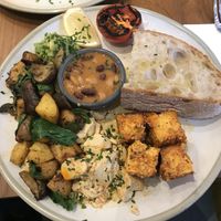 Vegan breakfast   at Kin Cafe Vegetarian in London