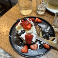 Pancakes  at Kin Cafe Vegetarian in London