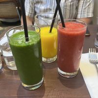 Juice   at Kin Cafe Vegetarian in London