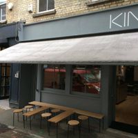 Front at Kin Cafe Vegetarian in London