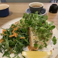 The Avacado on Toast at Kin Cafe Vegetarian in London