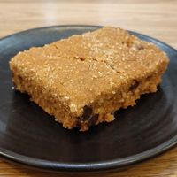 Peanut butter blondie at Kin Cafe Vegetarian in London