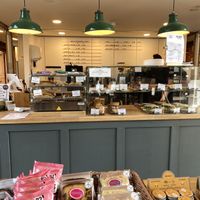 Vegan sausage roll  at Flint Barn Cafe in Norwich