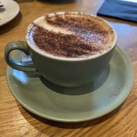 Cappuccino   at Flint Barn Cafe in Norwich