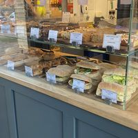 Shortbread & pear Katie  at Flint Barn Cafe in Norwich