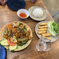 Vegan dinner options  at Blue Lotus Restaurant & Cafe Vietnamese Cuisine in Geelong