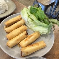Vegan spring rolls  at Blue Lotus Restaurant & Cafe Vietnamese Cuisine in Geelong