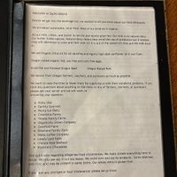 Food philosophy   at Zach's Bistro in Newport