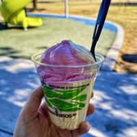 Dole Whip - swirl pineapple and strawberry   at Hawaiian Bros Island Grill in Tempe