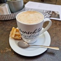 Chai Latte mit Hafermilch at Wunschlos Gluecklich in Wurzburg