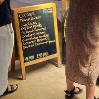 flavours at Wafflecreamery Vegan Gelato Ice Cream in Matara