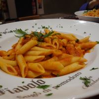 Pomodoro with penne (vegan) at Angelos Via Napoli in Saarbrucken