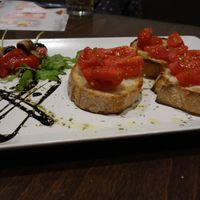 bruschetta (vegan) at Angelos Via Napoli in Saarbrucken
