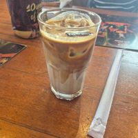 Iced latte with oat milk at Bokka Coffee in Mumbai