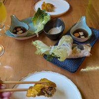 Summer Rolls & fried dumplings at Rau&La in Warsaw