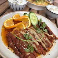 Vegan “duck"  at Rau&La in Warsaw