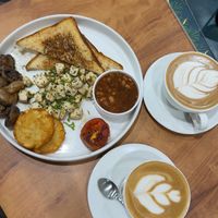 Breakfastt  at The Caffeine Baar Cafe - Church Street in Bengaluru