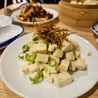 onion tofu "salad" at Big Bowl in Prague