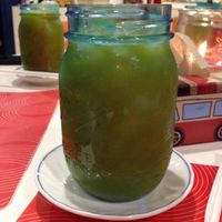 Mango tarragon drink at Lucy in the Sky Cafe in Metro Manila