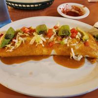 Veggie burrito, no cheese at Rinconcito Del Sabor in Forks