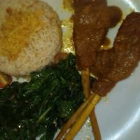 Zula meal - very strange flavours indeed at Zula - Sanur in Sanur