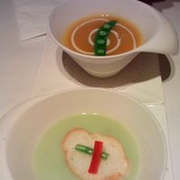 Pumpkin soup at Sufood 舒果 in Central Singapore