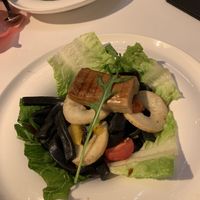 wild mushroom charcoal tagliatelle  at Sufood 舒果 in Central Singapore