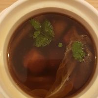 Burdock maca soup at Sufood 舒果 in Central Singapore