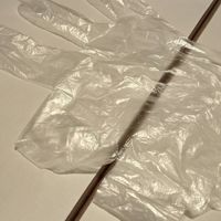 Free plastic glove to eat wraps with! at Sufood 舒果 in Central Singapore