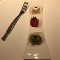 Appetizer bottom upwards at Sufood 舒果 in Central Singapore