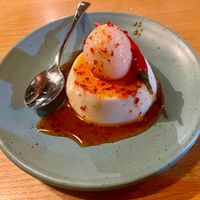 Lychee - Chilli Panna Cotta € 6.5
(Menu januari 2026) at YUSU in Ghent