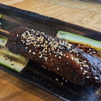 Seitan yakitori at YUSU in Ghent