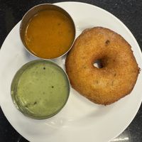 Medu Vada with Sambhar and Chutney   at MTR in Central Singapore