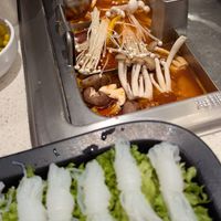 Tomato soup at Haidilao - Dubai Festival City in Dubai