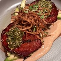 Beetroot steak  at 17 Kitchen in Evanston