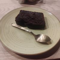 Vegan chocolate cake at Tuddav in Bucharest