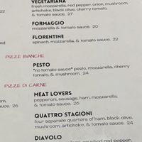 Menu   at Bavaria Pensacola in Pensacola