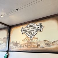 Mural on the wall   at Lord Fairfix Cafe & Tap in Fairfax