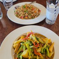 Vegetables and tofu in Curry sauce at Red Breeze Restaurant in Pilbara