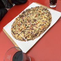 Veganer Flammkuchen   at Berggasthaus Seealpsee in Appenzell Innerrhoden