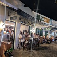 Outside seating Jan 26 at Cross Eyed Mary in Coolangatta