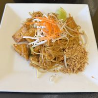 Vegan, gluten-free Pad Thai  at Basil Bowl in Lafayette