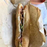 Vegan sandwichh  at Helo’s in Louisiana