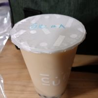 Green tea with tapioca pearls at CUPP Bubble Tea - Brighton in Brighton
