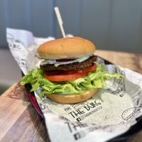 Vegan Paradise burger  at The Burg Five Dock in Five Dock