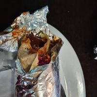 Falafel kebab with mild chilli and BBQ sauce  at Arzum Turkish Cuisine in Wellington Region