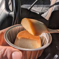 Leche flan at Lasa Vegan Filipino Eats in Vancouver